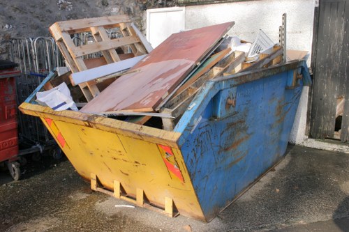 Business professionals managing waste removal in Sidcup